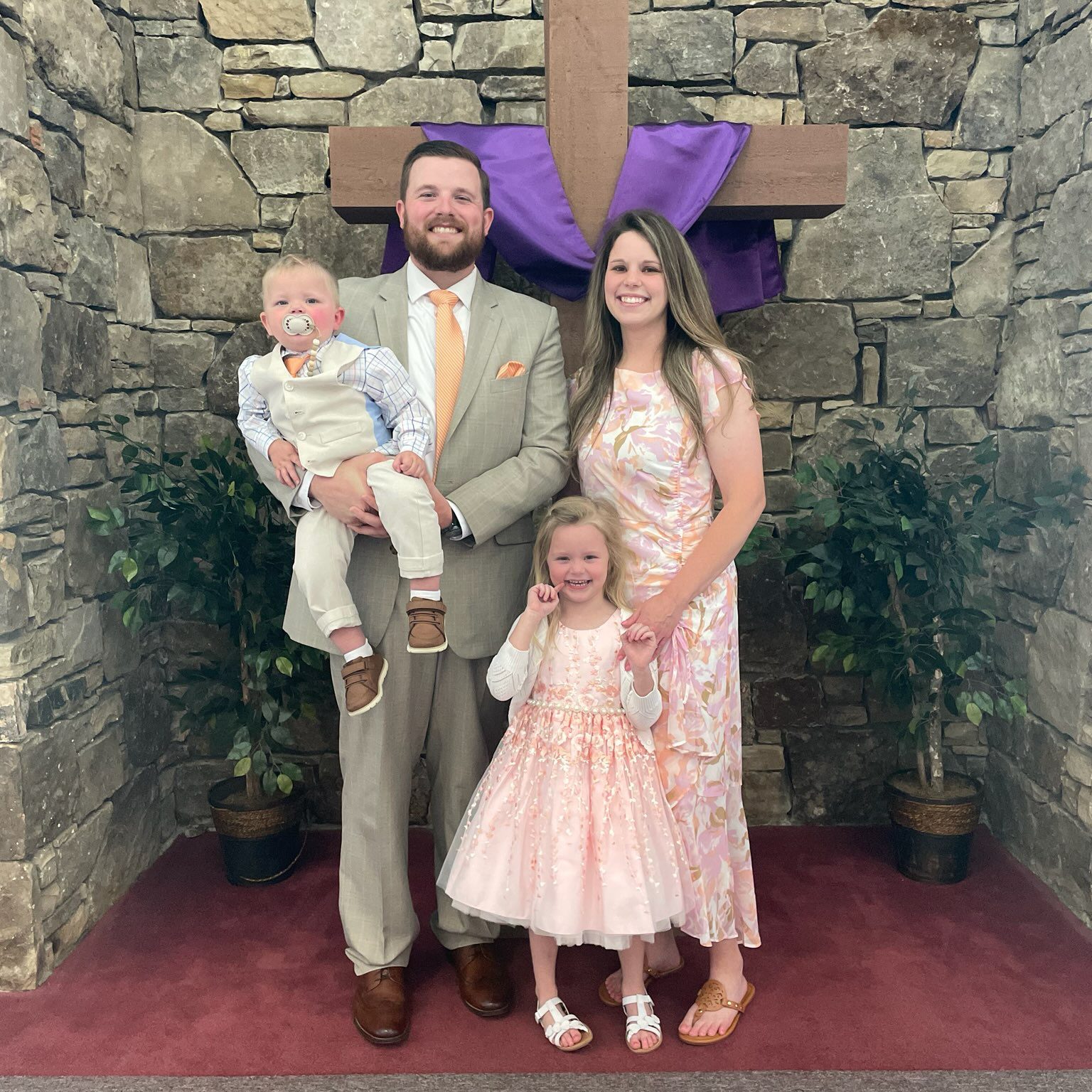 Easter 2025 McKee family photo Easter 2025 McKee family photo